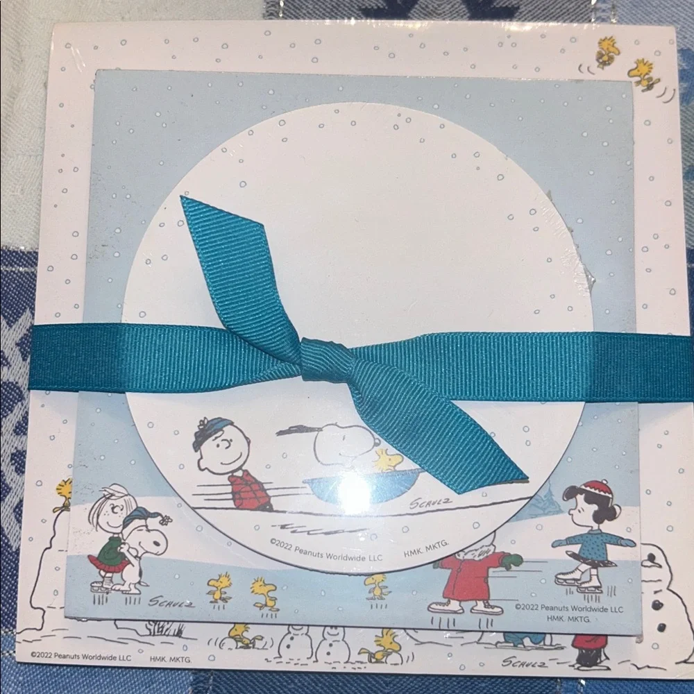 {Peanuts x Hallmark} Sled Tri Stack Stationary, Set of 3